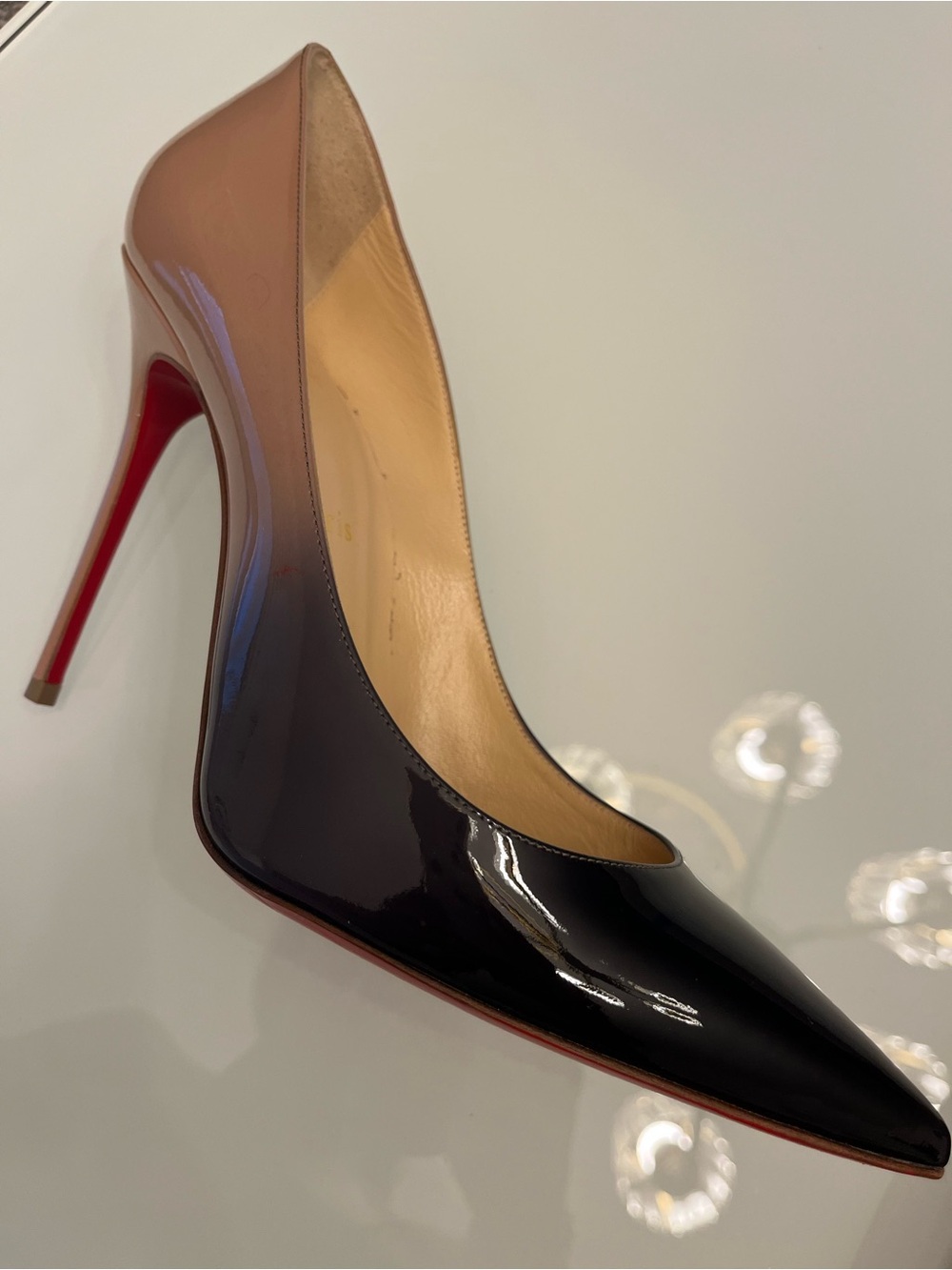 Christian Louboutin, So Kate patent leather heels 39.5